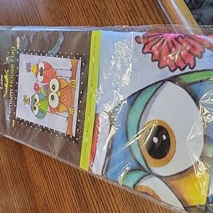 Briarwood Lane Party Owls Flag